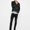 Faux Leather Biker Jacket - Image 5