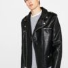 Faux Leather Biker Jacket - Image 3