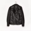 Faux Leather Biker Jacket - Image 2
