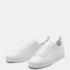 White Textured Sneakers - Image 3