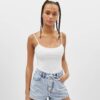 Tie-up Denim Shorts - Image 2