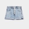 Tie-up Denim Shorts - Image 5