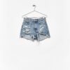 High Waist Denim Shorts - Image 2