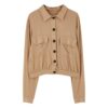 Worker Shirt With Elastic Waistband