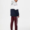 Colour Block Hoodie With Front Print - Image 3