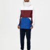 White Hooded Jacket With Colour Blocking - Image 3